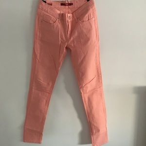 Vigold jeans mango colored skinny jeans size 3/4 27